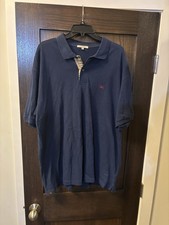 Burberry London Mens Short Sleeve Embroidered Logo Polo Shirt 2XL