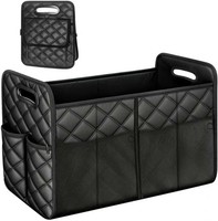 Einesin Kofferraum Organizer Mit 7 FäChern, 57L Auto Organizer Aus Pu-Material,
