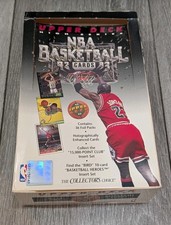 1992-93 Upper Deck NBA High Series Hobby Box Michael Jordan Empty Box No Cards