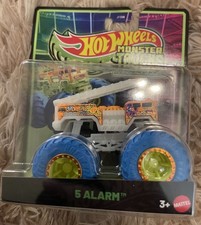 Hot Wheels Monster Truck 5 Alarm Glow In The Dark Treasure Hunt 2023
