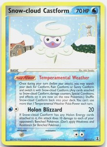 Snow-cloud Castform 29/113 EX Delta Species