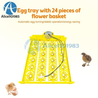 24 Eggs Basket Type Incubator Egg Tray Small Incubator Accessories 110V/220V *p0