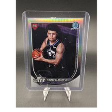 2024-25 Bowman Chrome Walter Clayton Jr. BRR-18 Refractor Rising Rookies RC Jazz
