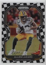 2020 Panini Prizm Black & White Checker Prizm Allen Lazard #208 nd3