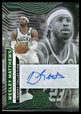2021-22 Panini Illusions #TC-WQM Wesley Matthews Trophy Collection Signatures