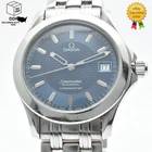 Vintage [ Exc+5 ] OMEGA Seamaster Auto 2511.81 Blue Dial Silver 35mm Men's Watch