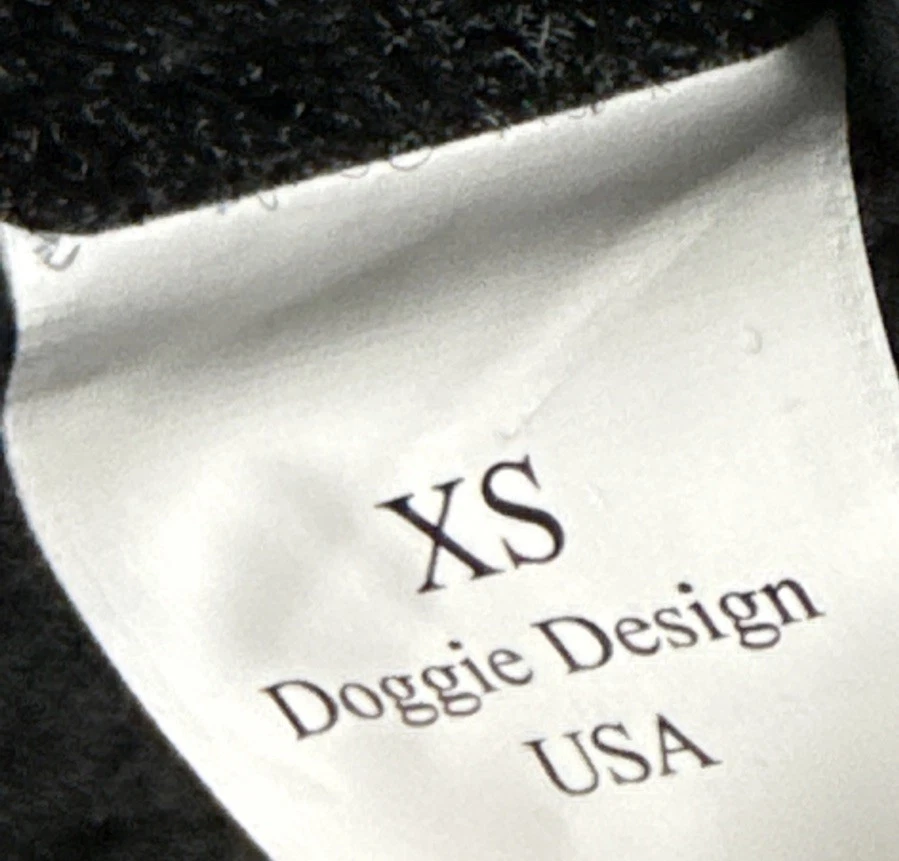 Doggie Design Size XS Harness Coats Black And Pink Plaid - Image 2 of 4