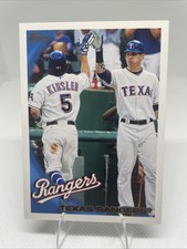 2010 Topps - Ian Kinsler, Josh Hamilton #645