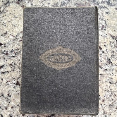 Webster's Collegiate Dictionary 1949 Leather Bound Noah Webster 1648pp