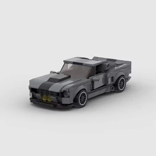 LEGO Car MOC Ford Mustang Shelby GT500 Racing Sports Car (NOT LEGO) 318 Pcs NEW