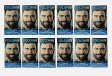 Color For Him Mens Black Gel Comb-In Hair Coloring Kits Free Shipping 12 Pack