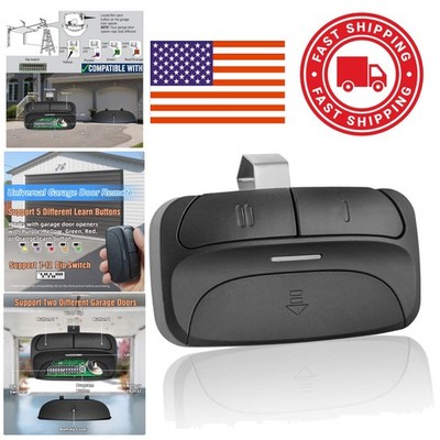 Remote Control for Garage Doors with Learn Button and DIP Switch Support
