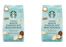 Starbucks White Chocolate Macadamia Ground Coffee 11 Oz 2-Bags