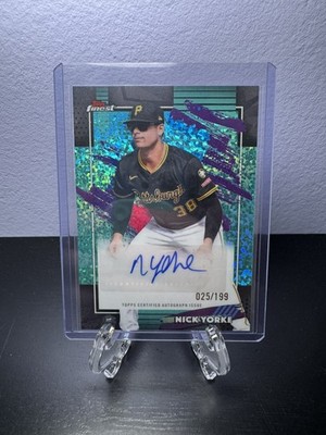 Topps 2026 Finest Nick Yorke Pittsburgh Pirates FMA-NY Auto /199