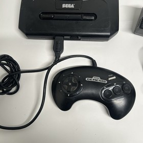 Sega Genesis Model 2 Console Bundle W/ Controller, Power & NBA Game TESTED!