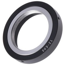 T2 T Mount Lens to EF Mount Adapter Ring for Canon EOS 90D 80D 77D 70D 60D 5D...
