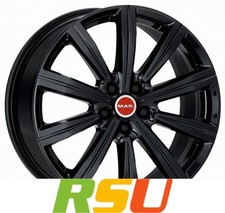 MAK Birmingham gloss black 9x22" ET45 LK5 108 ML 63.4 Alufelgen 22 Zoll