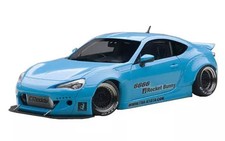 AUTOart 1/18 Rocket Bunny 86 Metallic Sky Blue with Black Wheels Model