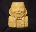 Vintage Mccoy Humpty Dumpty Egg Yellow Planter