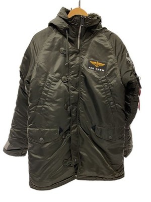 ALPHA Industries N-3B Flight Jacket Khaki Nylon Size L