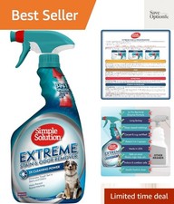 Extreme Pet Stain and Odor Eliminator Spray, Enzymatic Cleaner With 3X Pro-Ba...