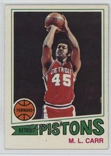 1977-78 Topps Gray Back ML Carr #47 05k6