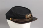 RARE Authentic Antique Civil War Military Officers Engineers Kepi Hat & Insignia