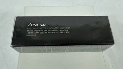 Avon ANEW MEN Daily Moisturizer Broad Spectrum SPF50 Sunscreen Lotion 1.0 oz NEW