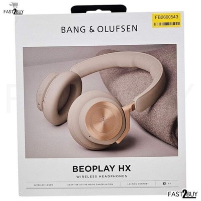 Bang & Olufsen Beoplay HX Wireless Kopfhörer Gold Over-Ear Noise Cancelling