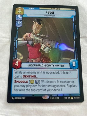 STAR WARS UNLIMITED SHD SUGI Rare Foil NM GLOBAL SHIPPING