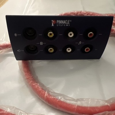 Pinnacle Systems DV I/O Breakout Box FireWire Analog Video Audio Interface