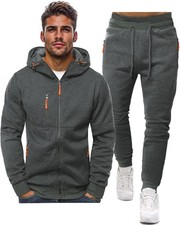 Sweatsuits for Men 2 Piece Hoodie Men's Jogging Tracksuit Set Casual Athletic...