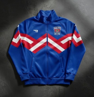 Haiti - Fan Jacket Sublimation Exclusive Design soccer football jersey retro