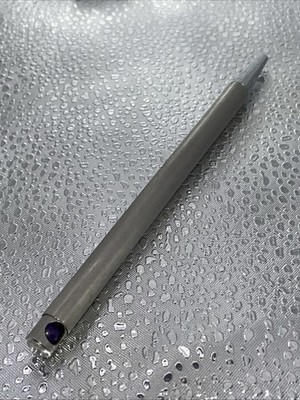 Vintage (1980)Lamy Kugelschreiber mit Rosenquarz,o.Mine,ungereinigt