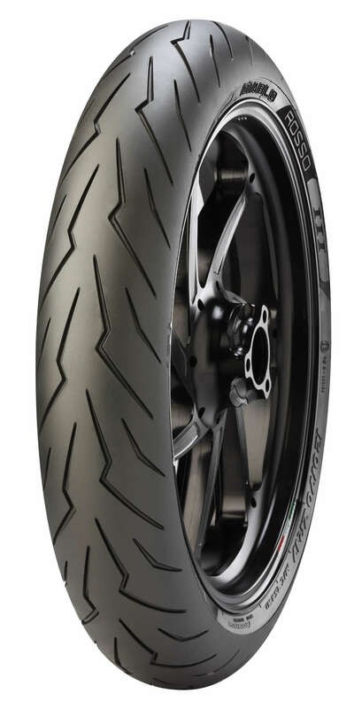 Pneu avant de moto Pirelli Diablo Rosso III 120/70 ZR17 58W haute performance
