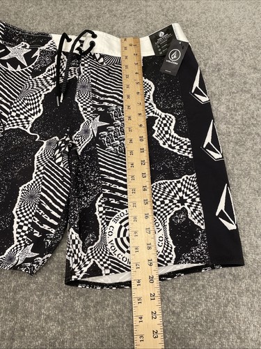 Volcom Board Shorts Mens 36 Black Mod Tech Drawstring Swim Lido Iconic NEW $60 - Bild 5 von 9