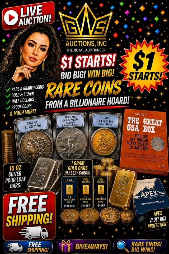 ULTRA RARE COIN VAULT, HIGH END RARITIES AND TREASURES