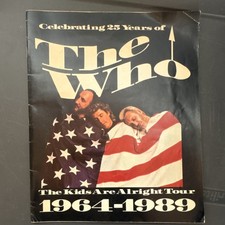 The Who The Kids Are Alright Tour Program 1964-1989 Original Rock  Pop