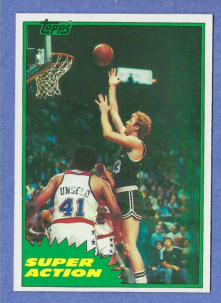 1981-82 Topps Basketball #101 Larry Bird Boston Celtics NM