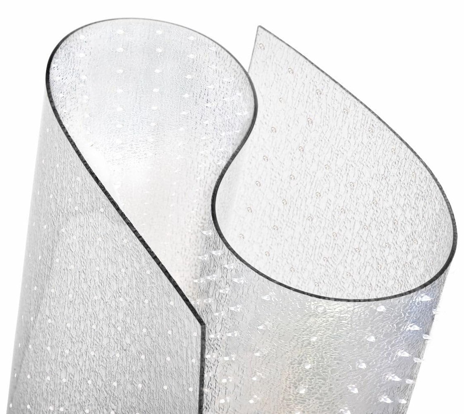 Corredor de alfombras transparente, hecho en EE. UU., seguro, 24 x 36 pulgadas, vinilo con tacos de 2 mm de grosor, C...