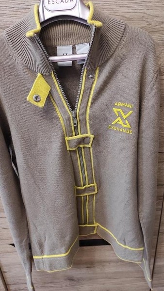 Women Armani Exchange Sweater Peach Cotton 36
