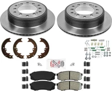Rear Performance Disc Brake Rotors Pads Brake For Toyota 4 Runner GX460 10-22
