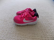 KIDS TODDLERS 6C NIKE STAR RUNNER 4 SHOES EASY ON PINK WHITE BLACK DX7616 601