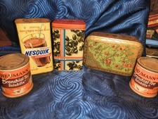 Konvolut Antik Selten Rare Lithographie Blech dose Geb&auml;ck Nivea Alt Sammler