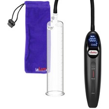 LeLuv Magna Rechargeable Electric Penis Pump - Premium 9 x 2.00 Round Diamete...