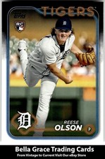 2024 Topps Reese Olson #308 Detroit Tigers Rookie MLB Baseball 