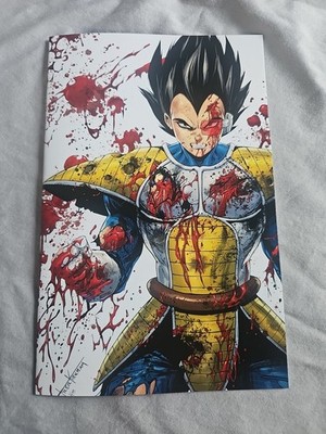 Tribute Akira Toriyama (2025) Vegeta Dragonball Z White Virgin SDCC! Ltd 200