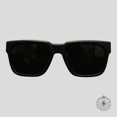 Chrome Hearts Box Officer Sunglasses in Matte Black/Silver | eBay