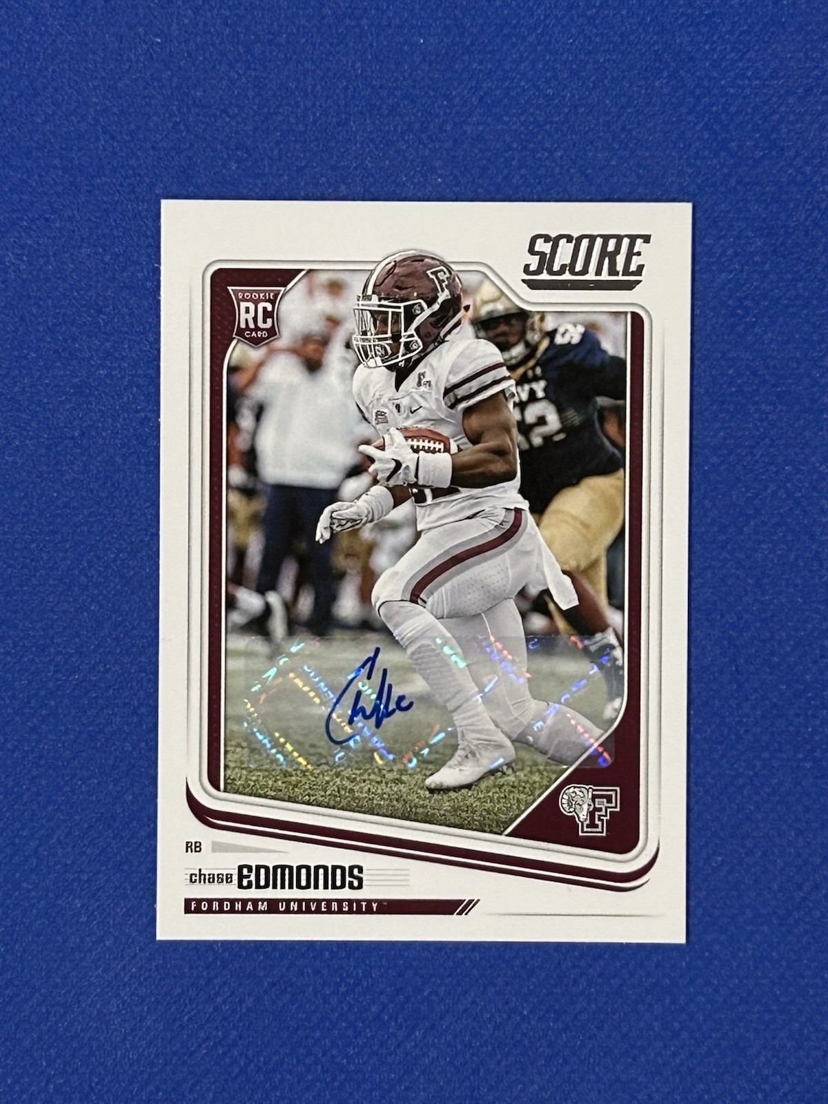 2018 Score Signatures Chase Edmonds #361 Rookie Auto RC autograph