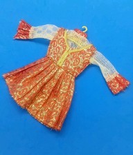VINTAGE MADDIE MOD GOLD N' GROOVY DRESS BARBIE CLONE OUTFIT FASHION DOLL